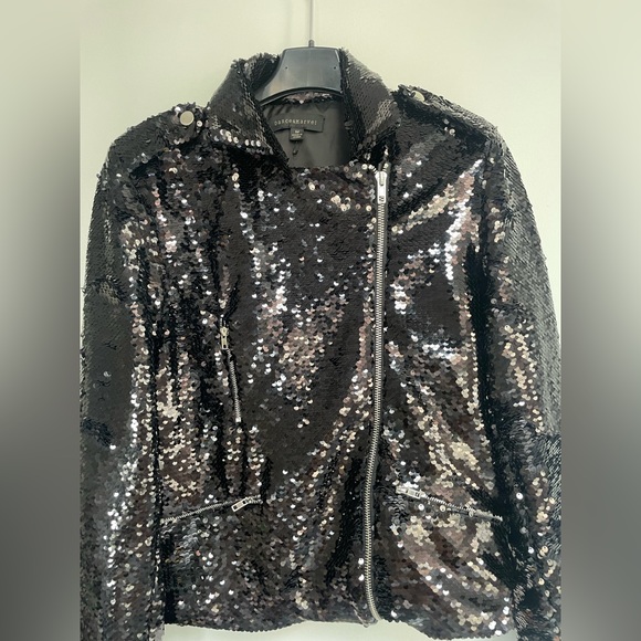 NWOT sequin moto jacket - Picture 11 of 12